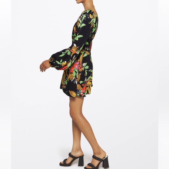 Autumn Adeigbo Catira Dress BCK Floral NWT Size 6 - Picture 3 of 12